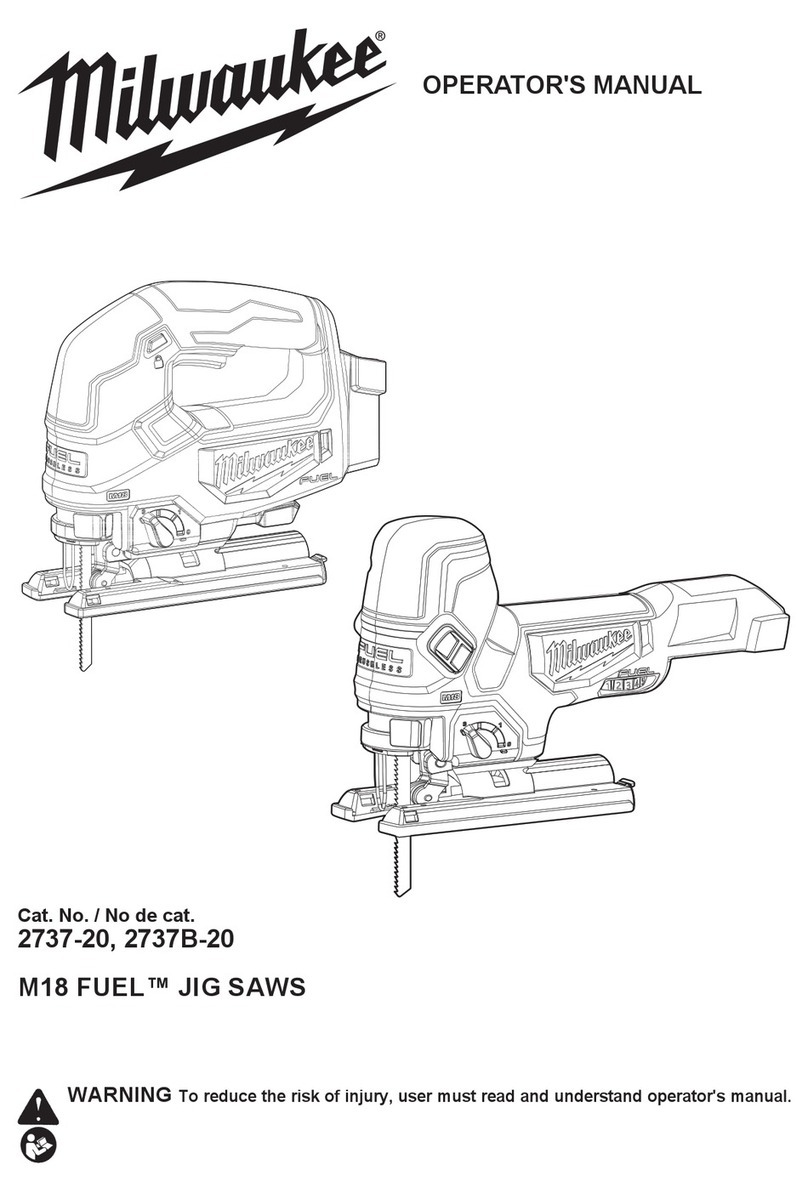 Milwaukee M18 FUEL 2737-20 User manual