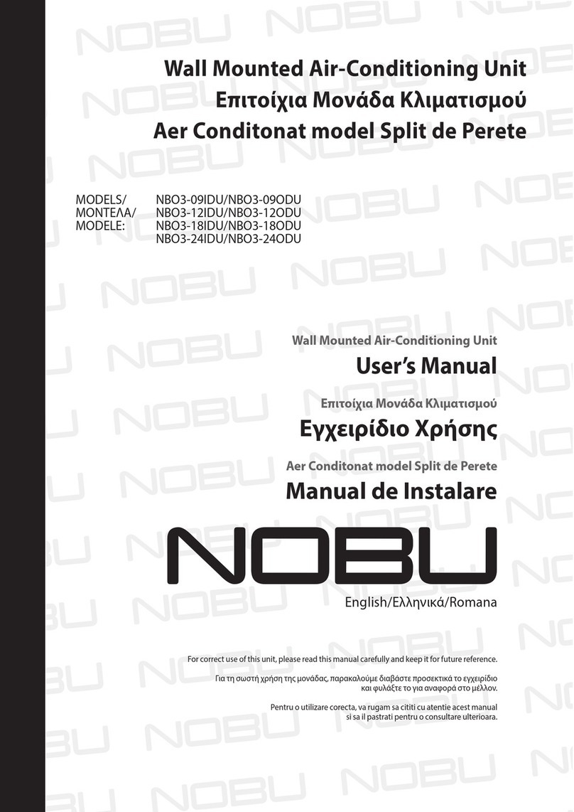 Nobu NBO3-12IDU User manual Nobu NBO3-12IDU User manual