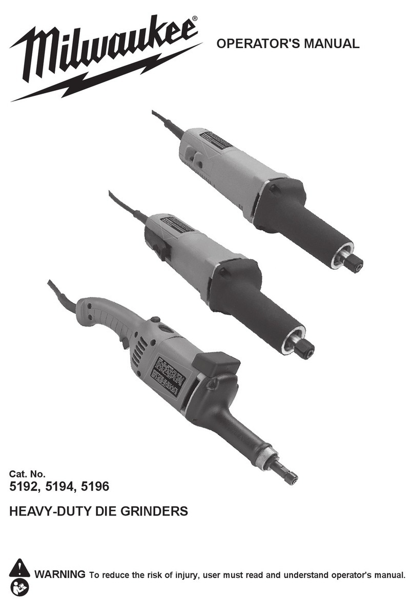 Milwaukee 5192 User manual