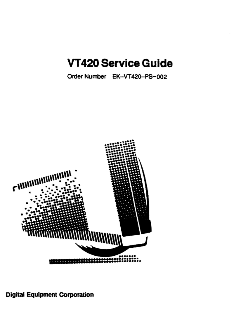 Digital Equipment VT420 User manual Digital Equipment VT420 User manual