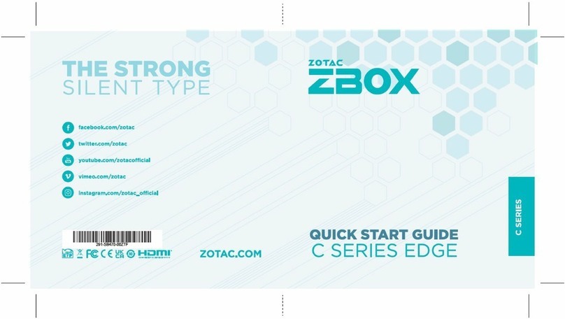 Zotac Zbox C Series User manual