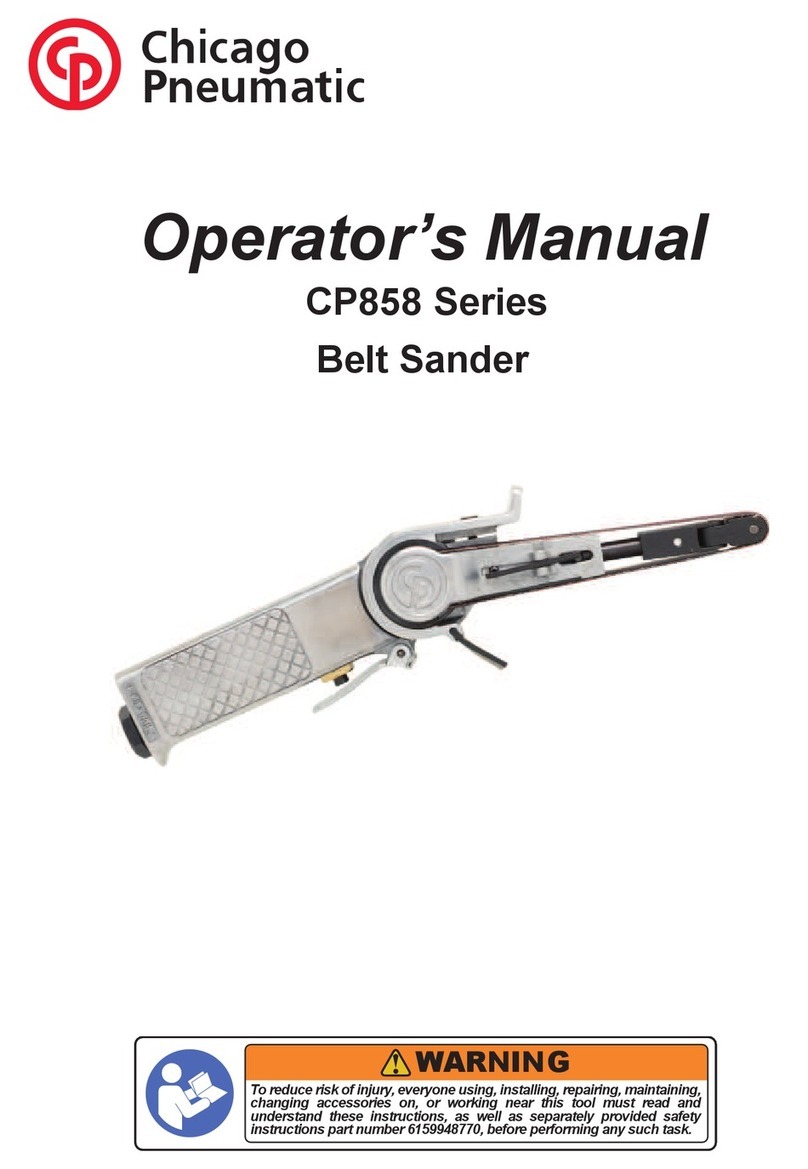 Chicago Pneumatic CP858 User manual