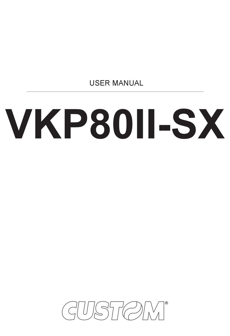 Custom Audio Electronics VKP80II-SX User manual