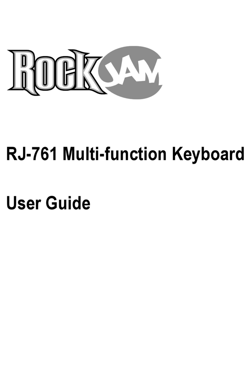 RockJam RJ-761 User manual RockJam RJ-761 User manual