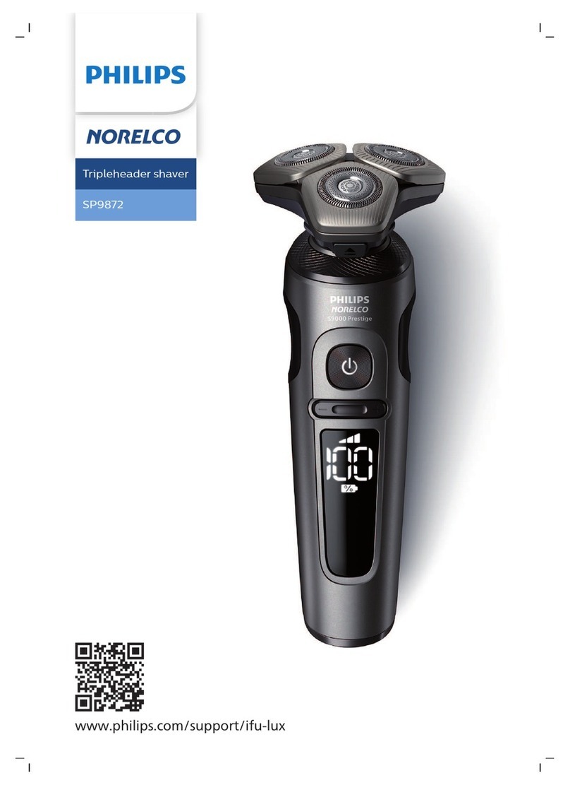 Philips NORELCO SP9872 User manual