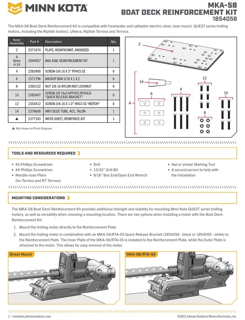MINN KOTA MKA-58 User manual