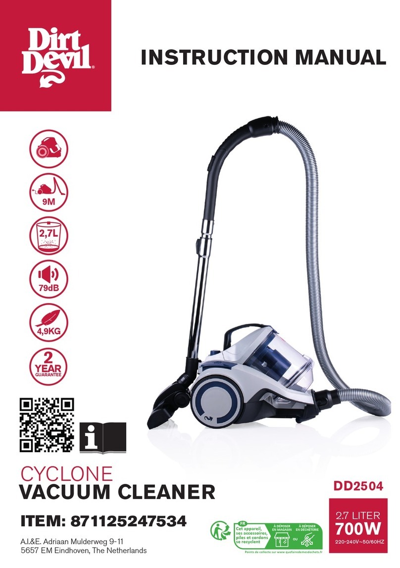 Dirt Devil DD2504 User manual
