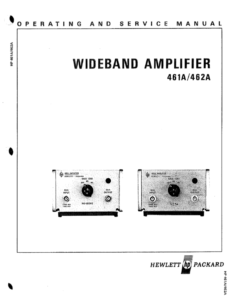 HP 461A Service manual