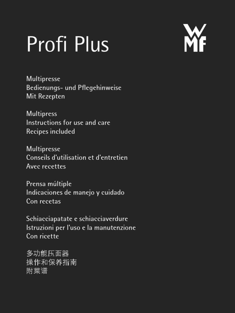 WMF Profi Plus Assembly instructions