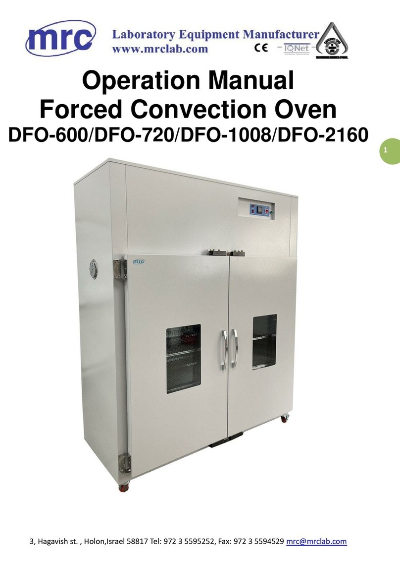 MRC DFO-600 User manual MRC DFO-600 User manual