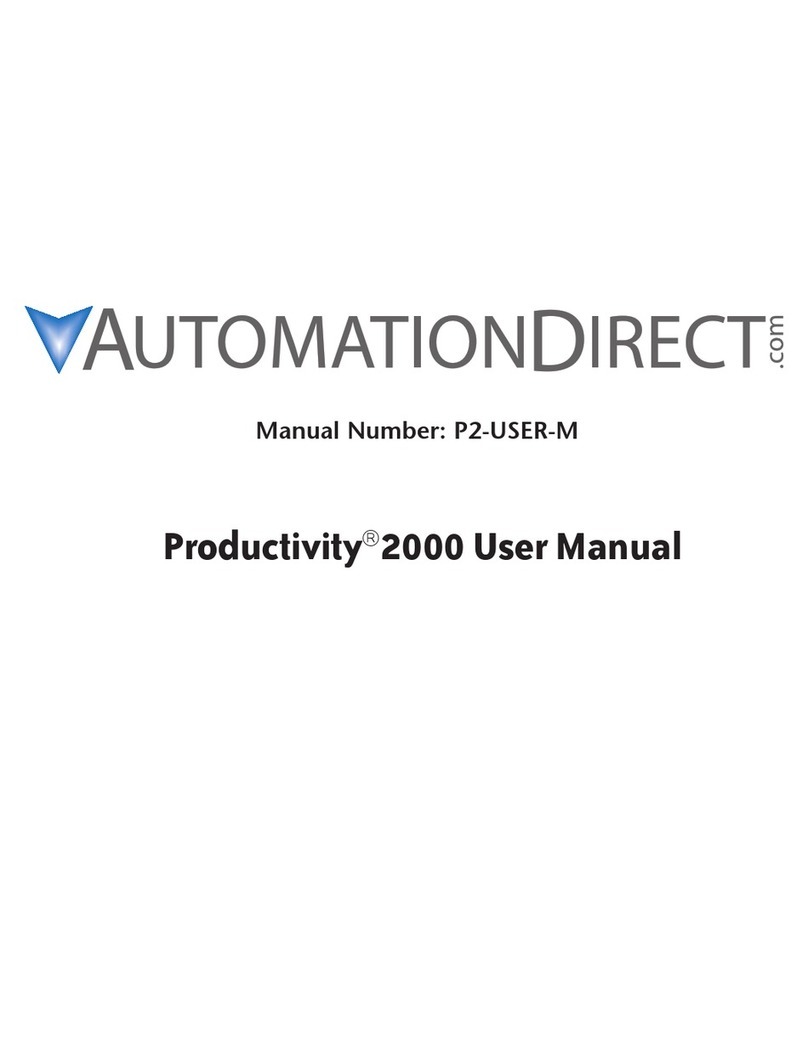 Automationdirect.com Productivity 200 User manual Automationdirect.com Productivity 200 User manual