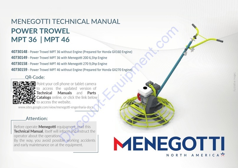 MENEGOTTI MPT 36 User manual