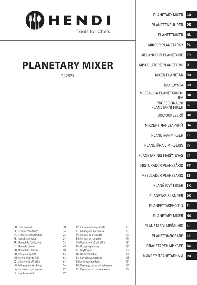 Hendi 222829 User manual