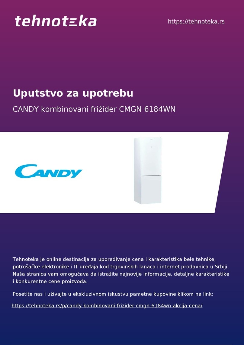 Candy CMGN 6184WN User manual