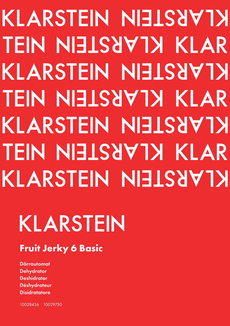 Klarstein Fruit Jerky 6 Basic User manual Klarstein Fruit Jerky 6 Basic User manual