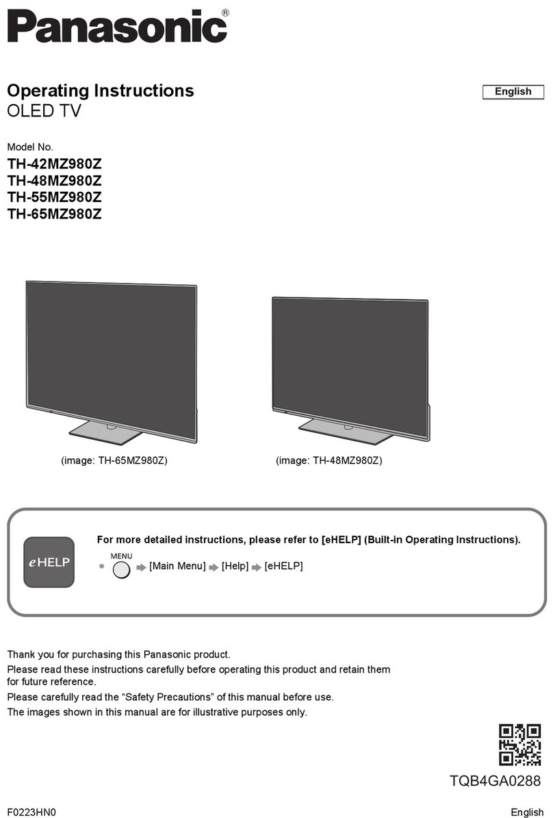 Panasonic TH-42MZ980Z operating instructions