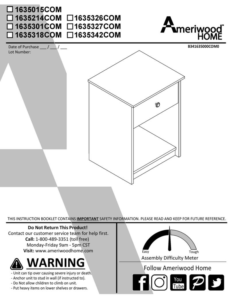 Ameriwood HOME 1635015COM User manual