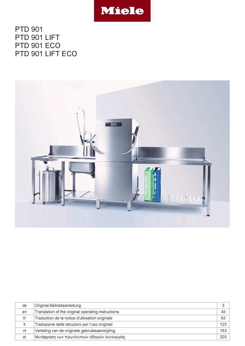 Miele PTD 901 User manual