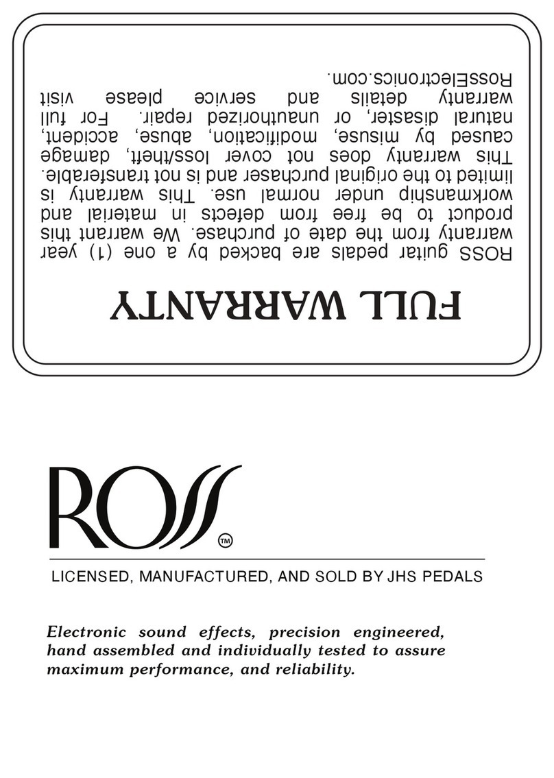 Ross Phaser User manual