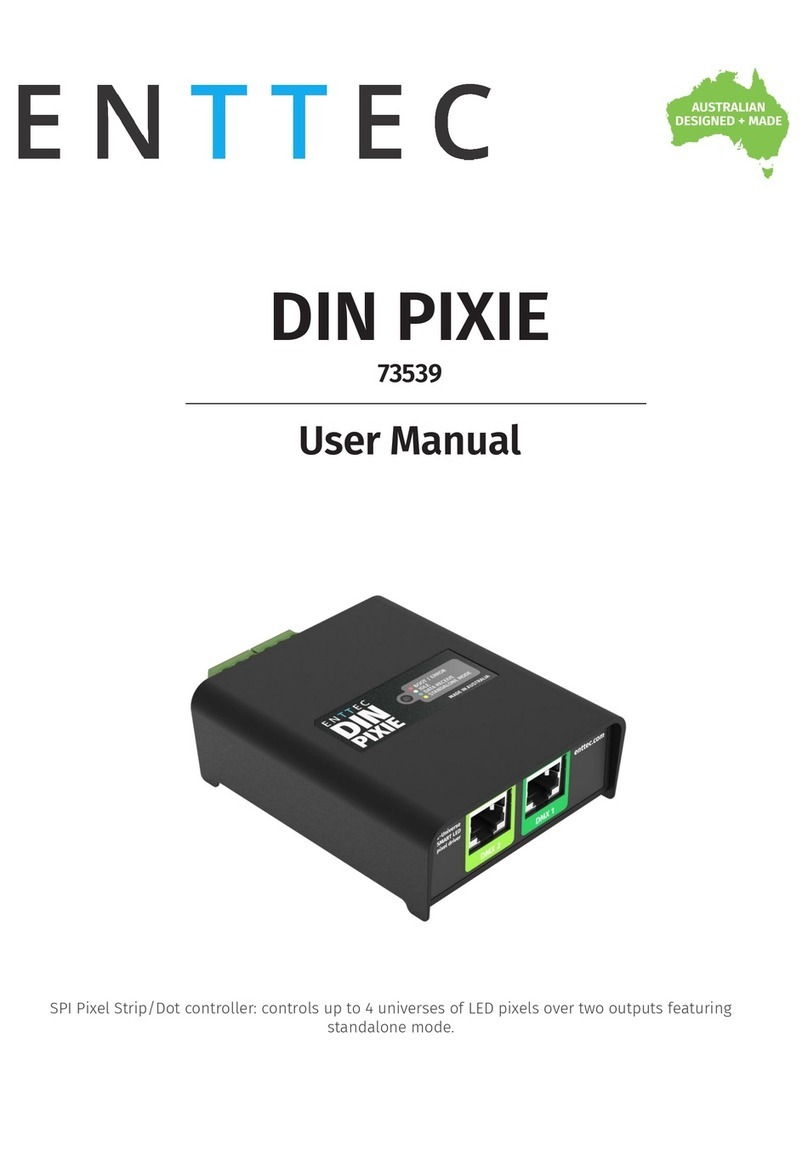 Enttec Din Pixie User manual