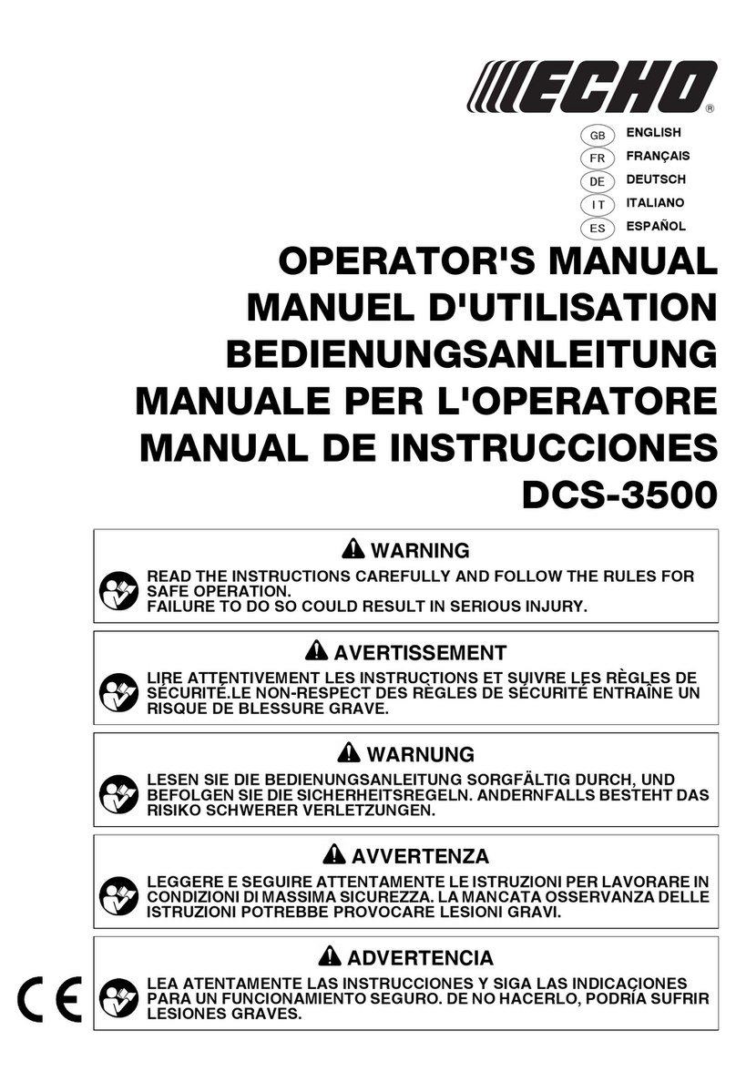 Echo DCS-3500 User manual