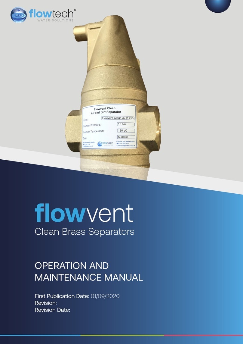FLOWTECH flowvent User manual