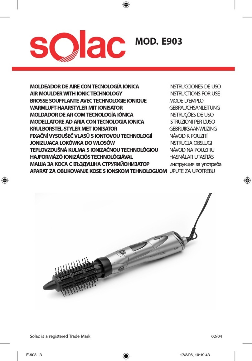SOLAC E903 User manual