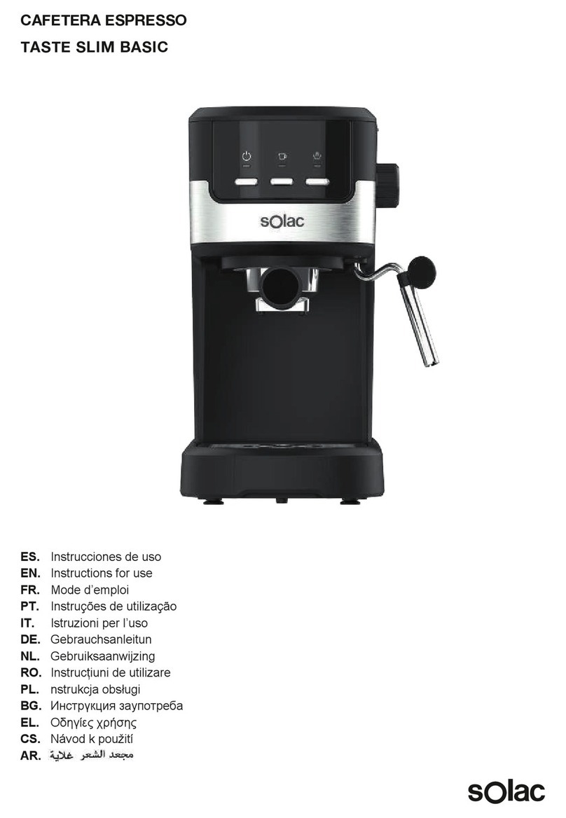 SOLAC Taste Slim Basic User manual