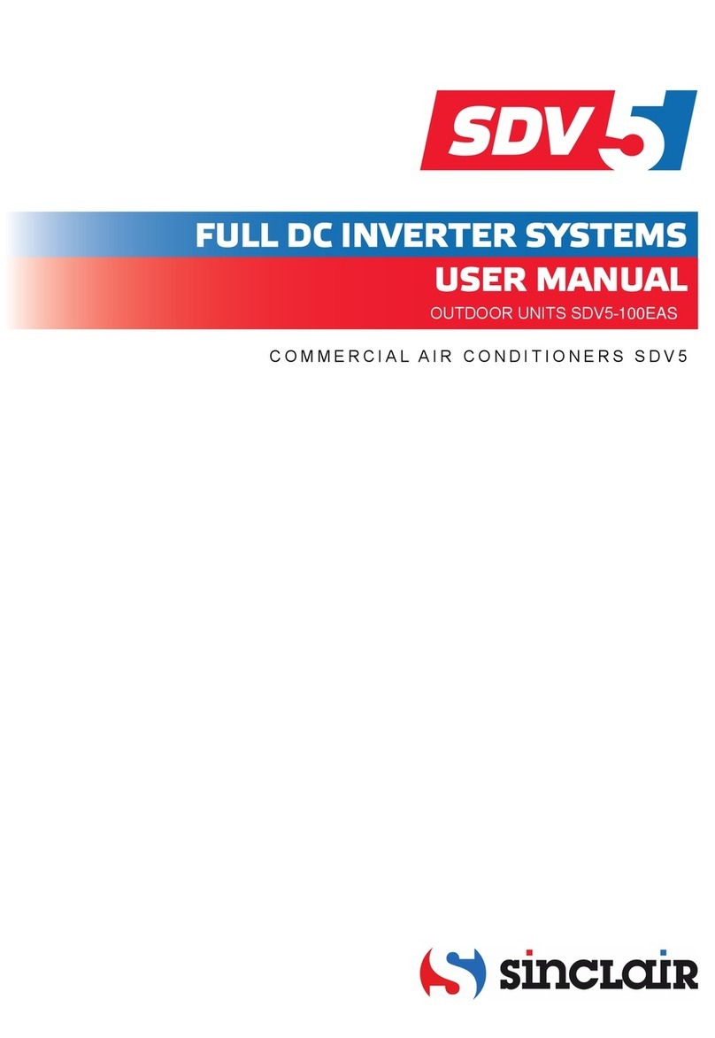 Sinclair SDV5 SDV5-100EAS User manual