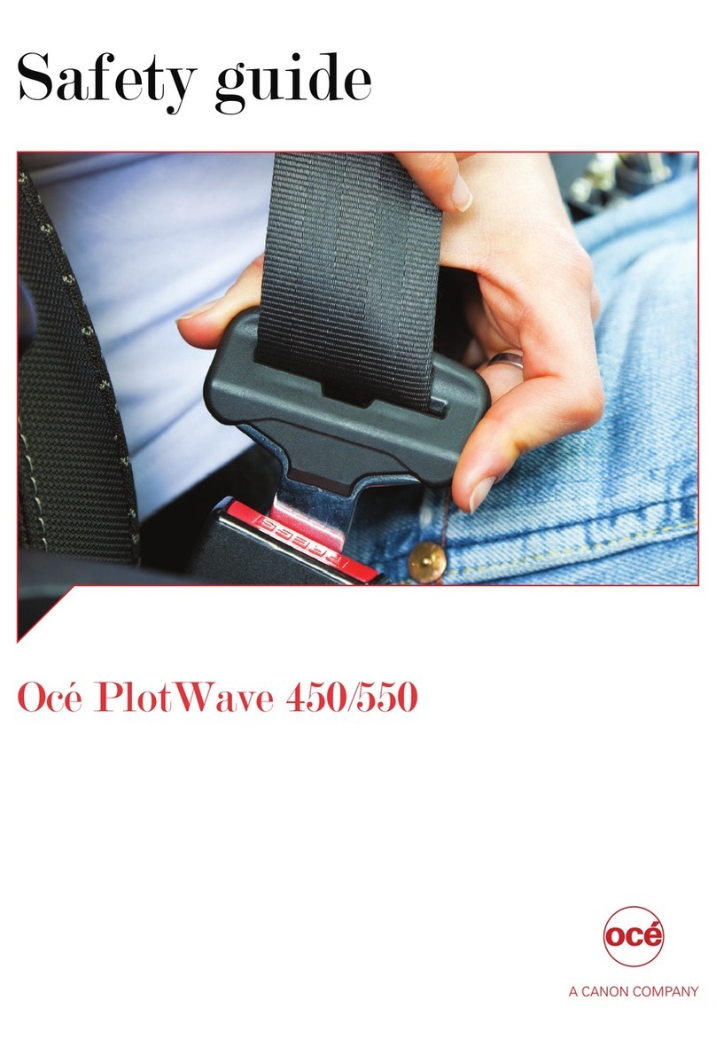 Oce PlotWave 450 Installation and operating manual