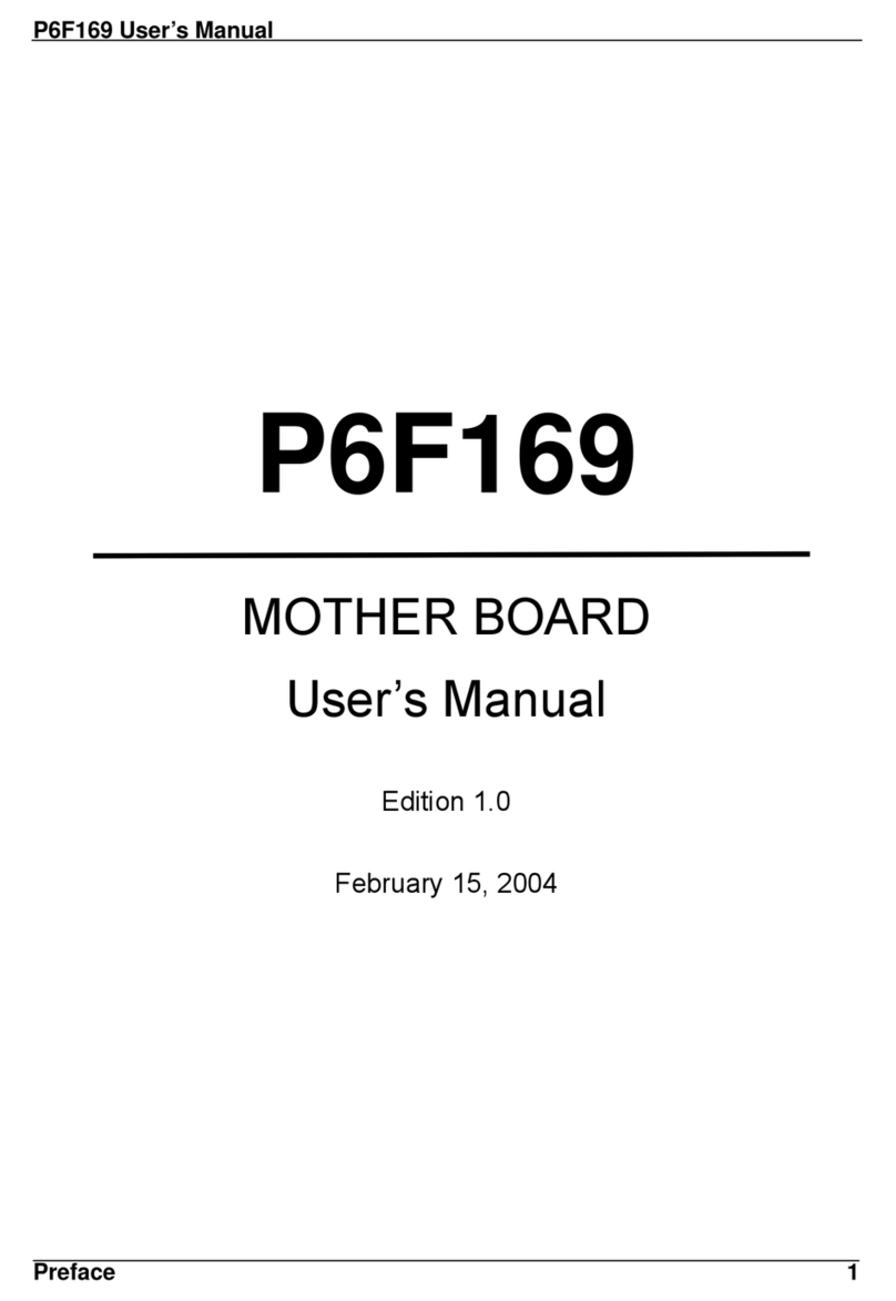 Freetech P6F169 User manual