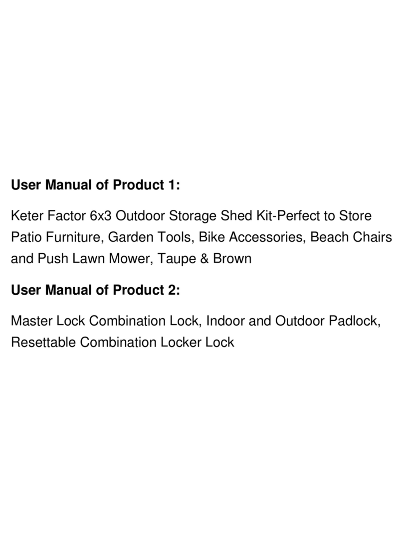 Keter FACTOR 6x3 User manual