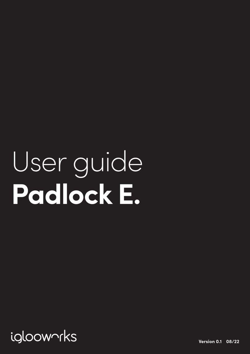 iglooworks Padlock E User manual