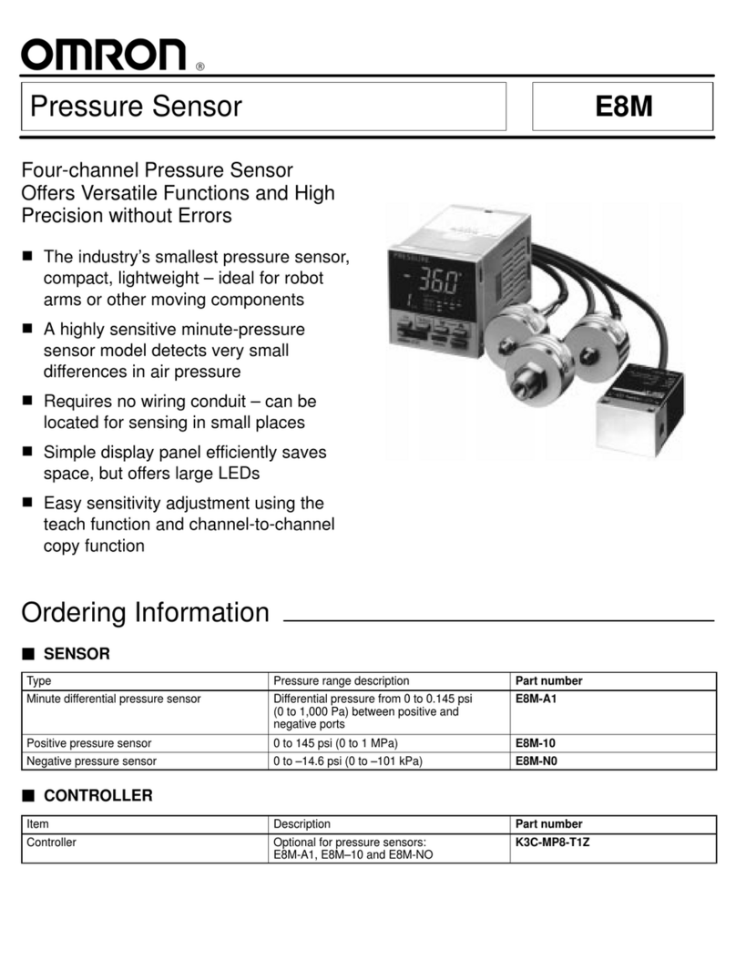 Omron E8M - User manual