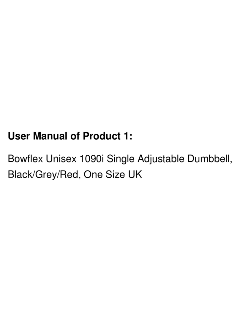 Bowflex 1090i User manual