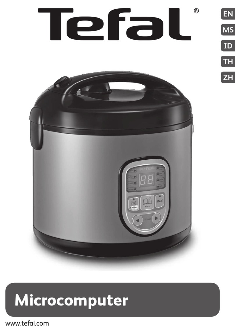 TEFAL MICROCOMPUTER User manual