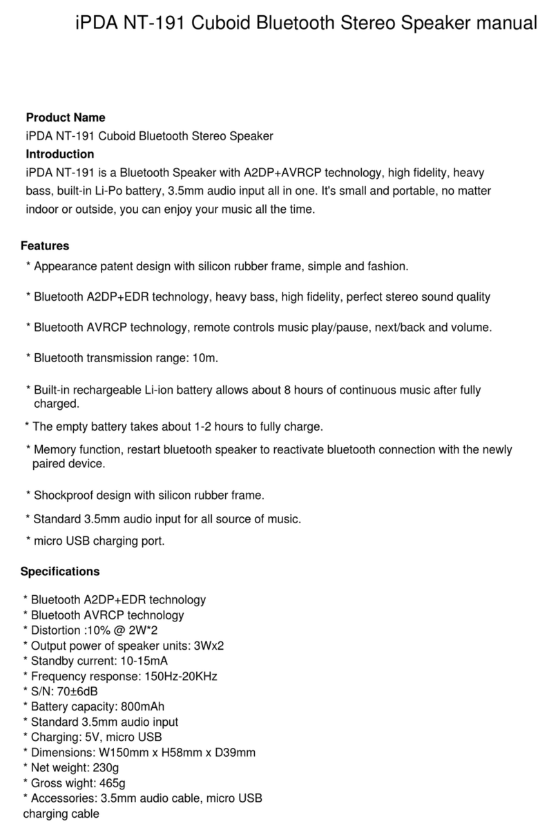 iPDA NT-191 User manual