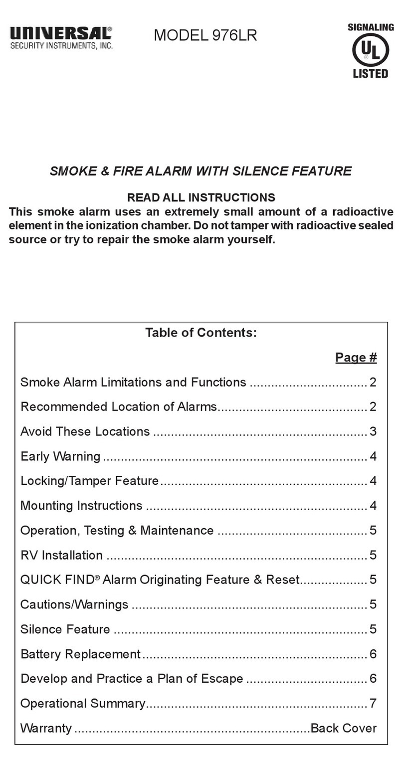 Universal 976LR User manual