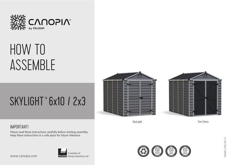 Palram CANOPIA RUBICON 6x10 / 2x3 Administrator Guide