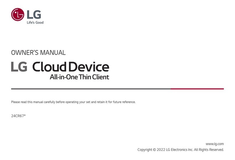 LG CloudDevice 24CR67 Series User manual