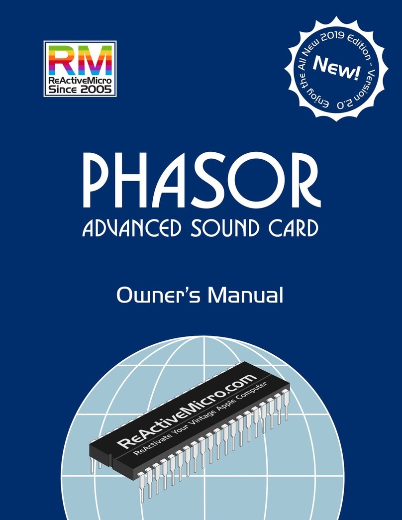 ReActiveMicro PHASOR User manual