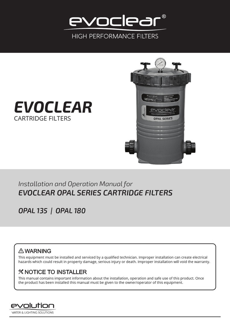 Evolution EVOCLEAR OPAL Series User manual