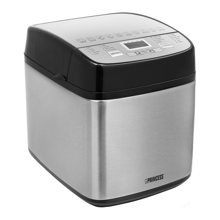 Princess Bread Maker User manual Princess Bread Maker User manual