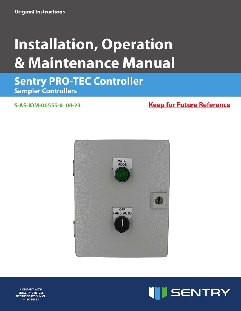 Sentry PRO-TEC Controller Instruction manual