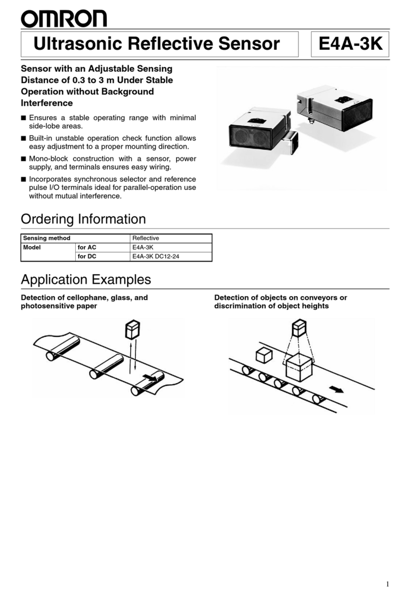 Omron E4A-3K User manual