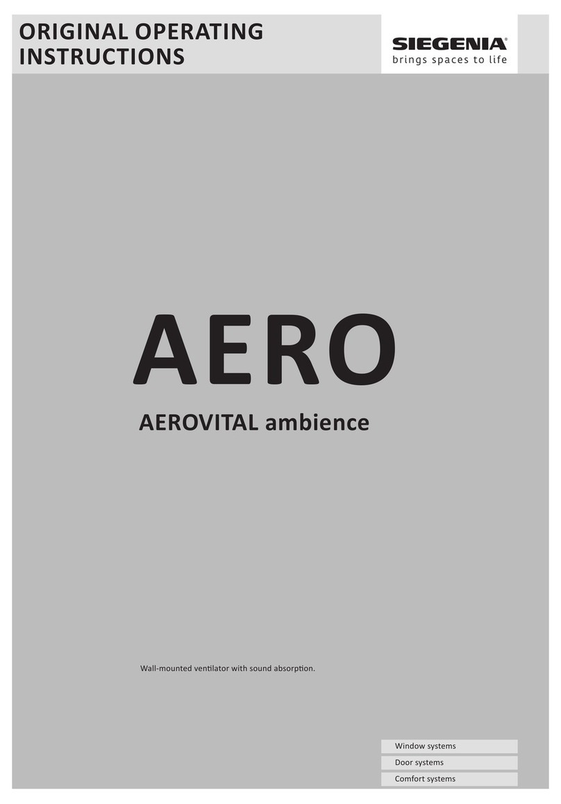 Siegenia AERO AEROVITAL ambience User manual