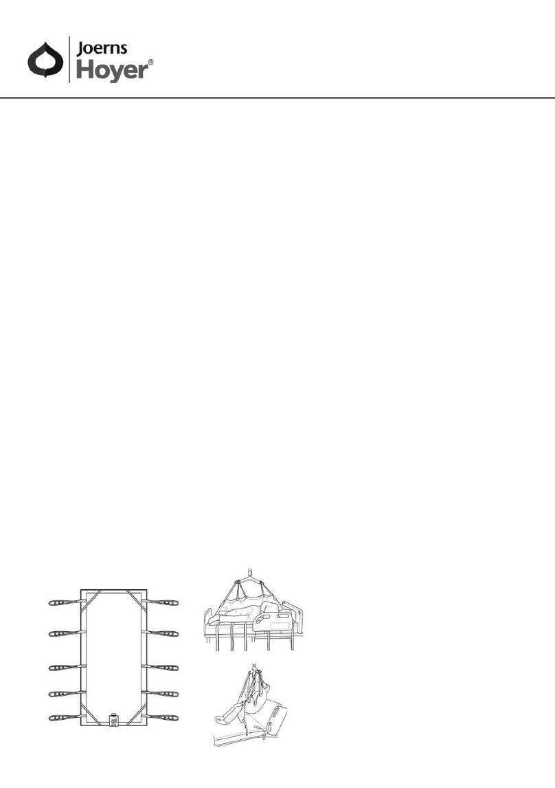 Joerns Hoyer Operator's manual