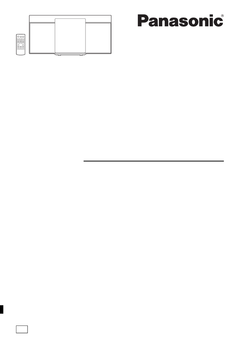 Panasonic SC-HC212 User manual Panasonic SC-HC212 User manual