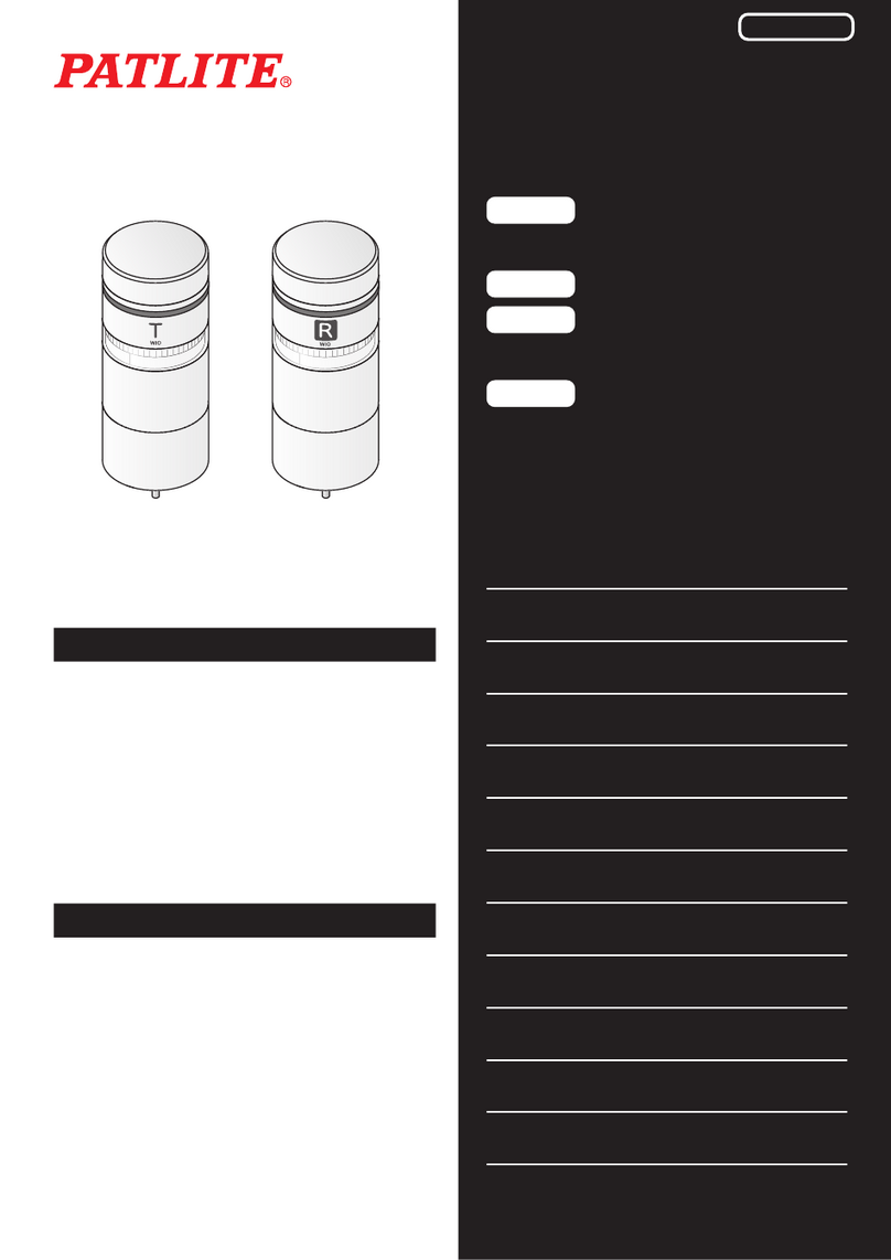 Patlite WIO-B1T User manual Patlite WIO-B1T User manual