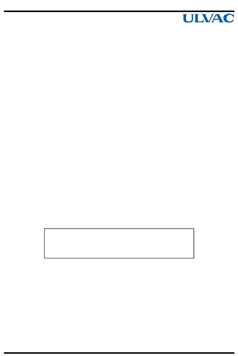 Ulvac VD151 User manual